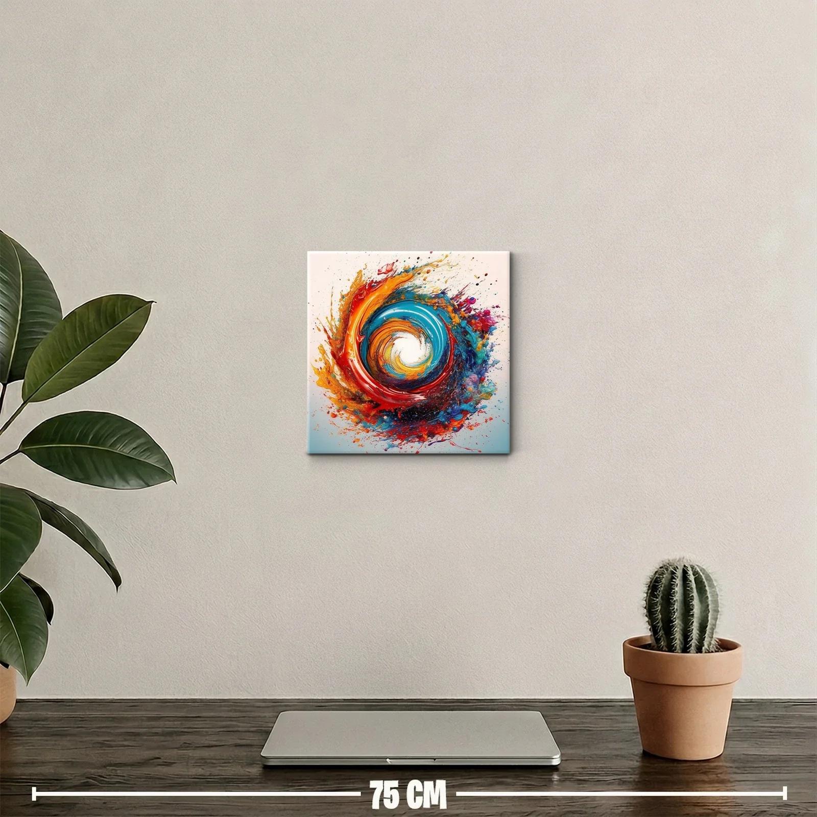 Cuadro Vibrante Espiral de Colores en Movimiento — miniatura 2