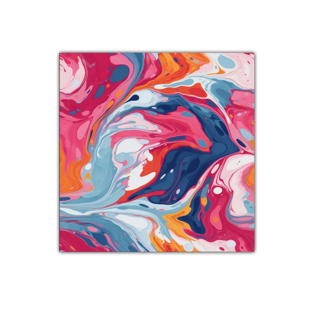 Explosión de color con arte abstracto vibrante y dinámico