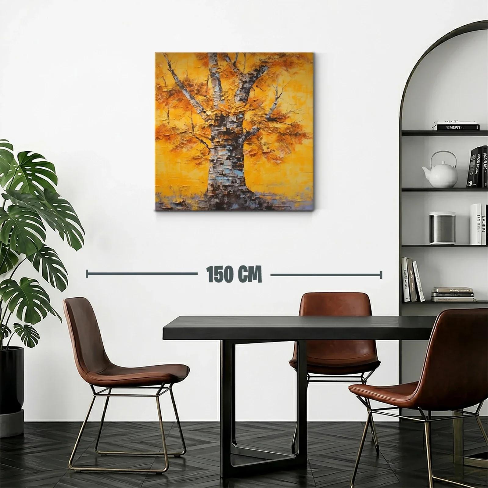 Árbol de otoño con tonos cálidos y vibrantes — miniatura 2