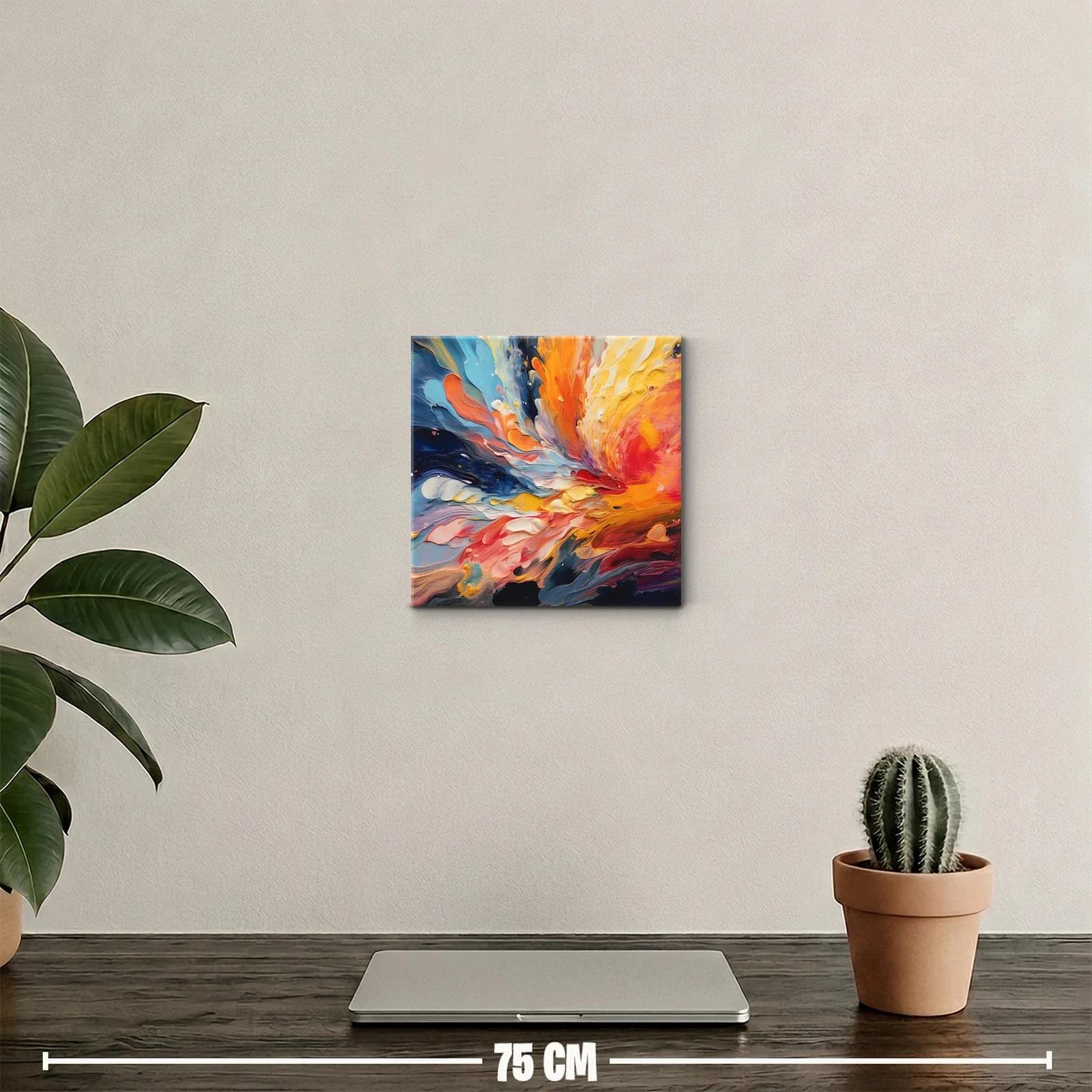Explosión de colores vivos con formas fluidas y dinámicas — miniatura 2