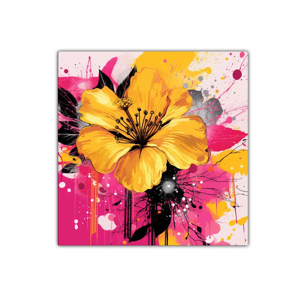 Flor vibrante en tonos amarillos y fucsias impactantes — imagen principal