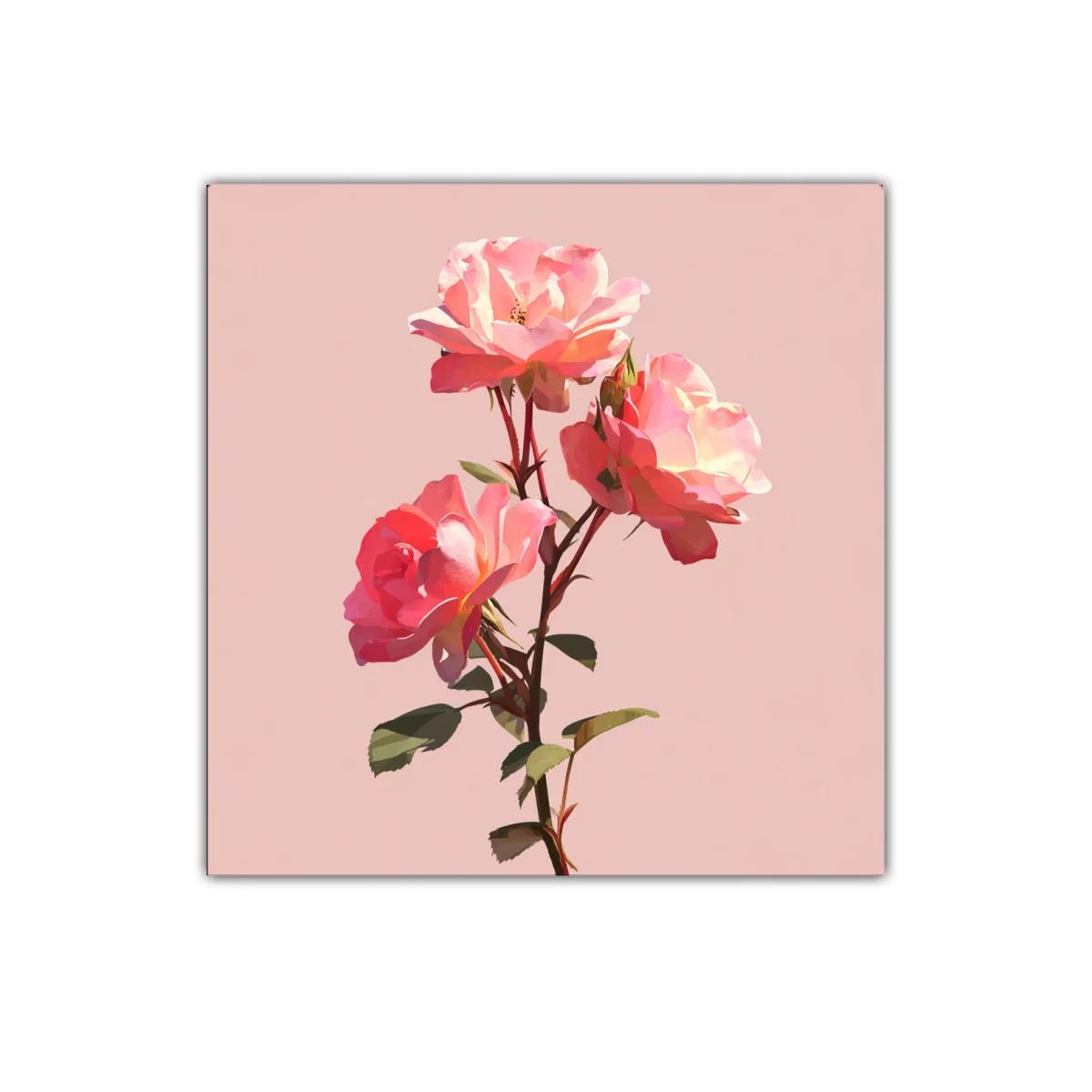 Ramo de rosas en tonos suaves para decoración elegante — imagen principal