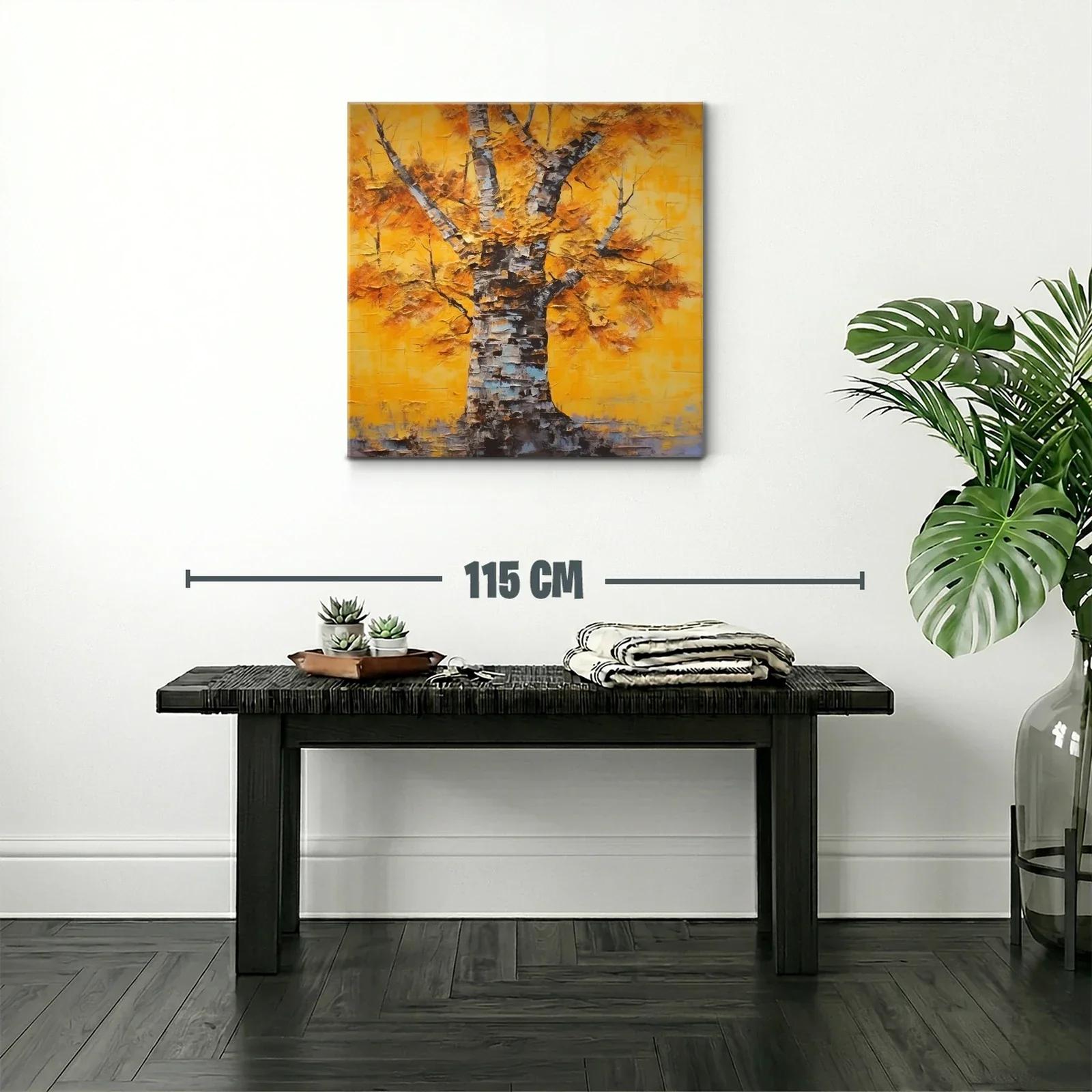 Árbol de otoño con tonos cálidos y vibrantes — miniatura 2