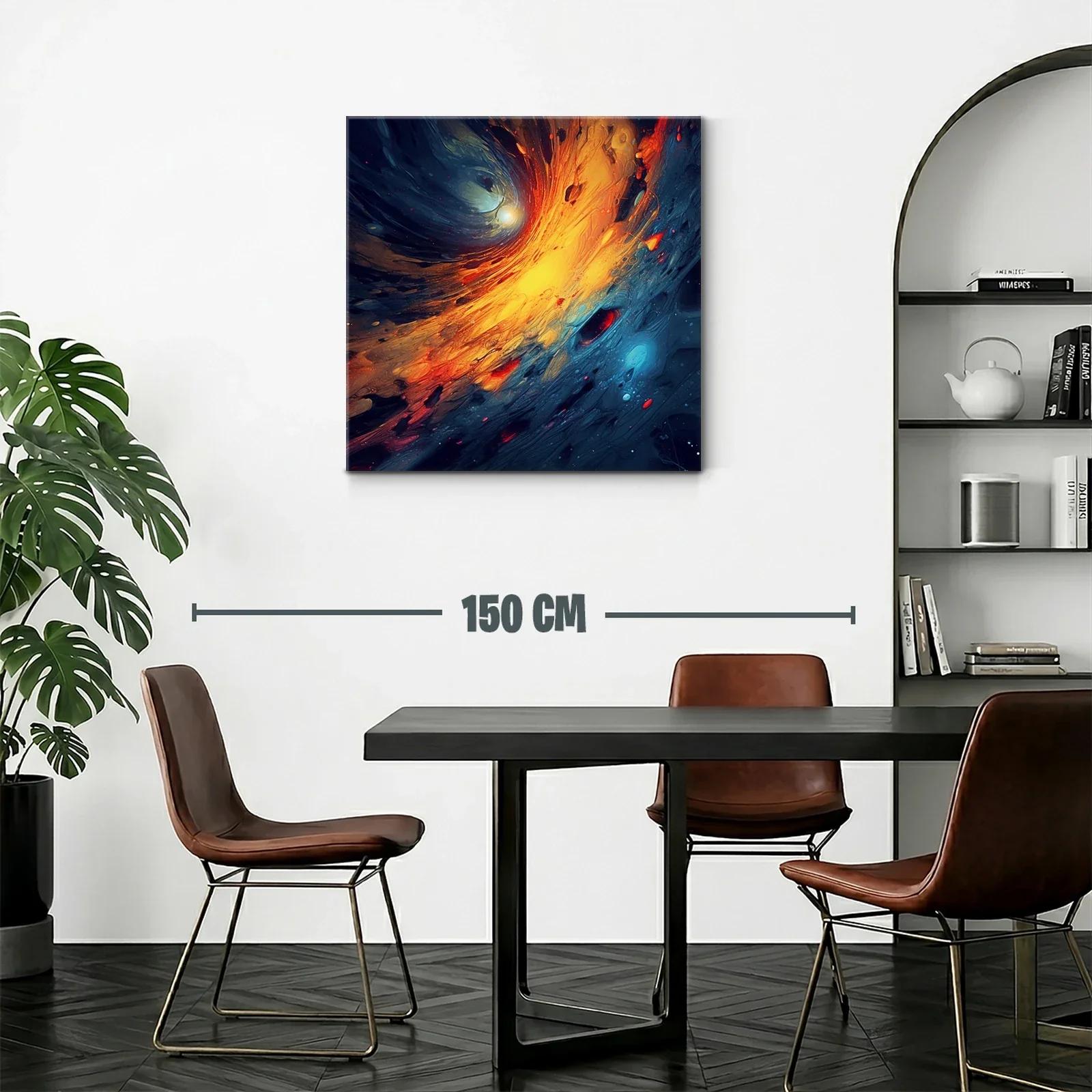 Explosión de energía cósmica en tonos vibrantes — miniatura 2