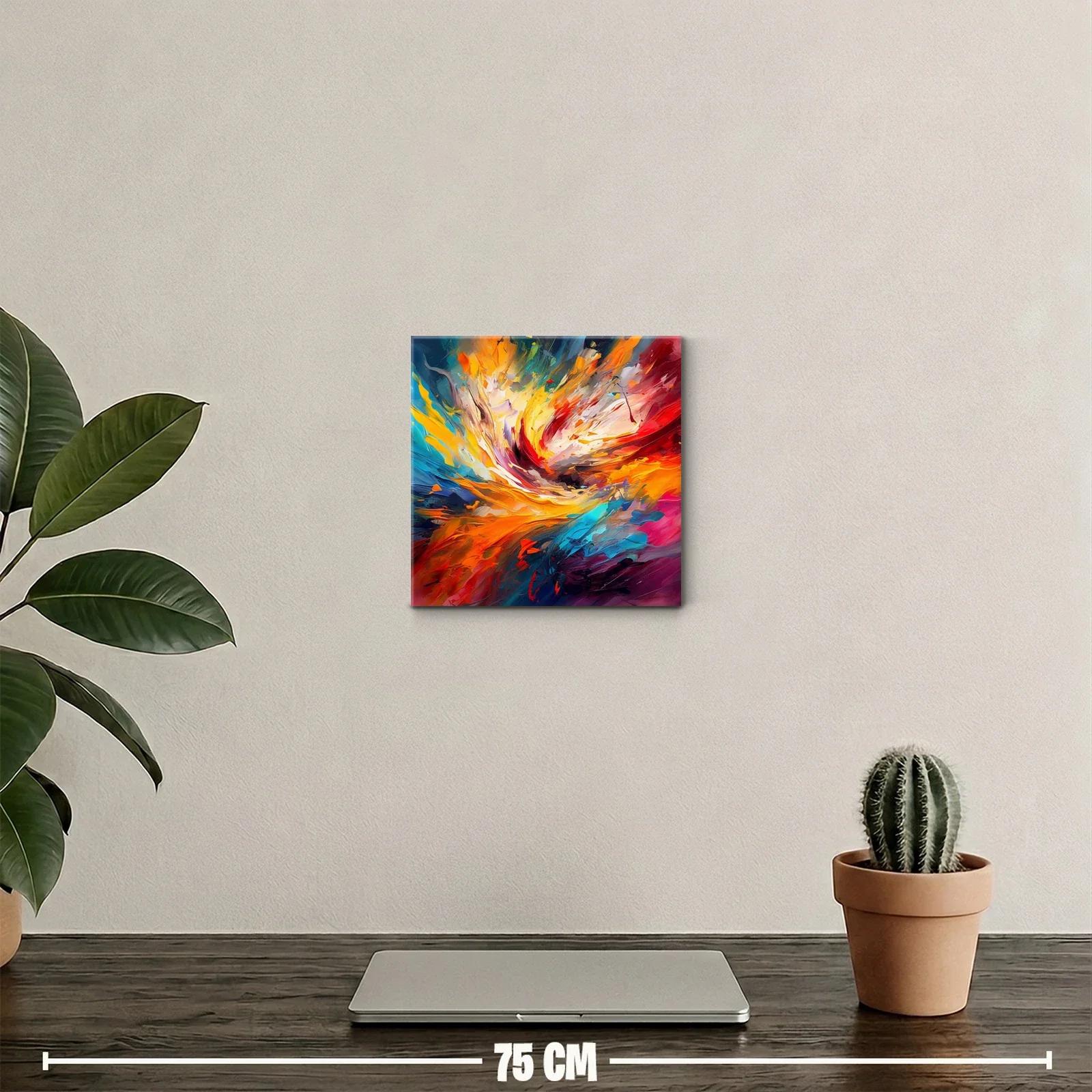 Explosión de color en arte abstracto vibrante y dinámico — miniatura 2