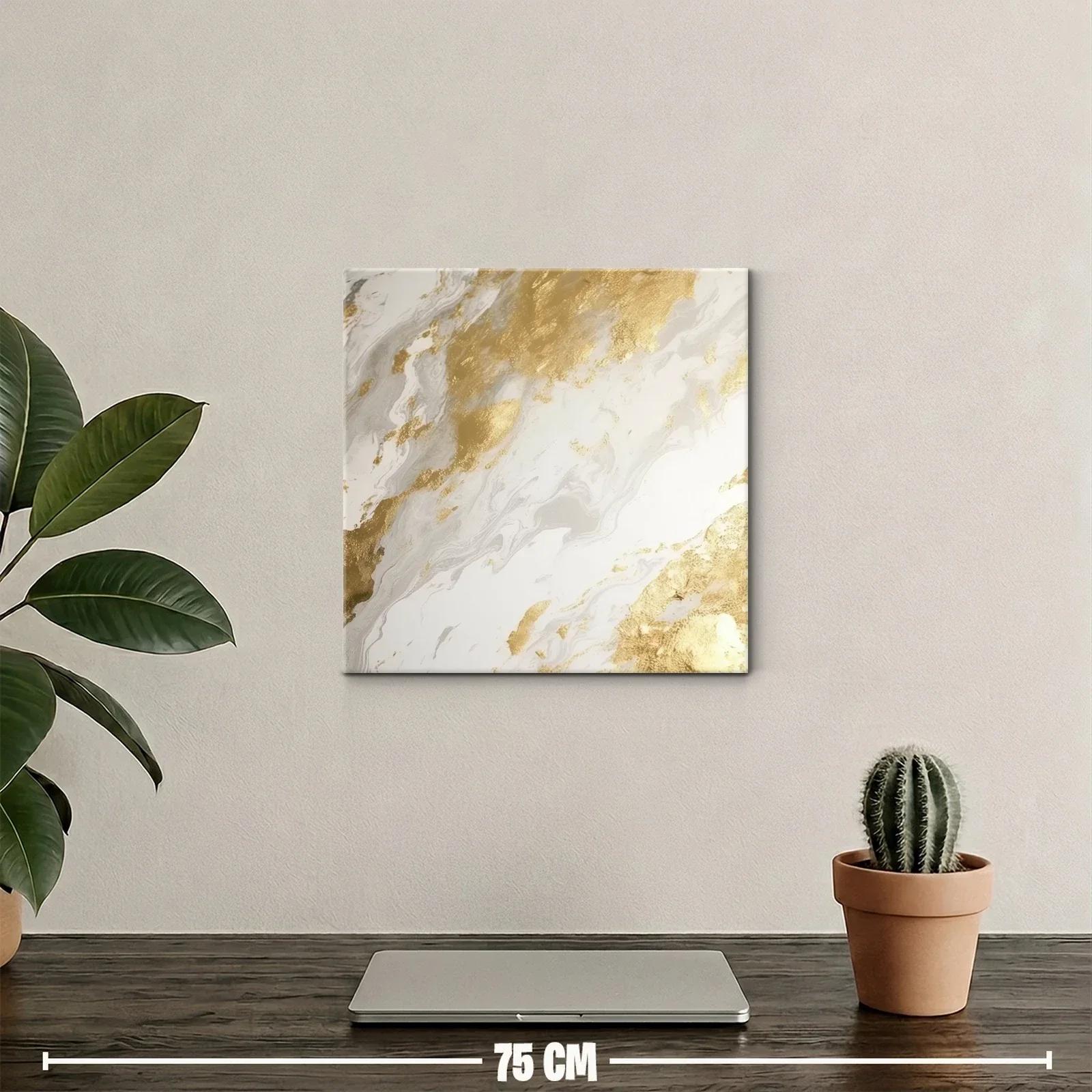 Arte abstracto con detalles en dorado para un estilo sofisticado — miniatura 2