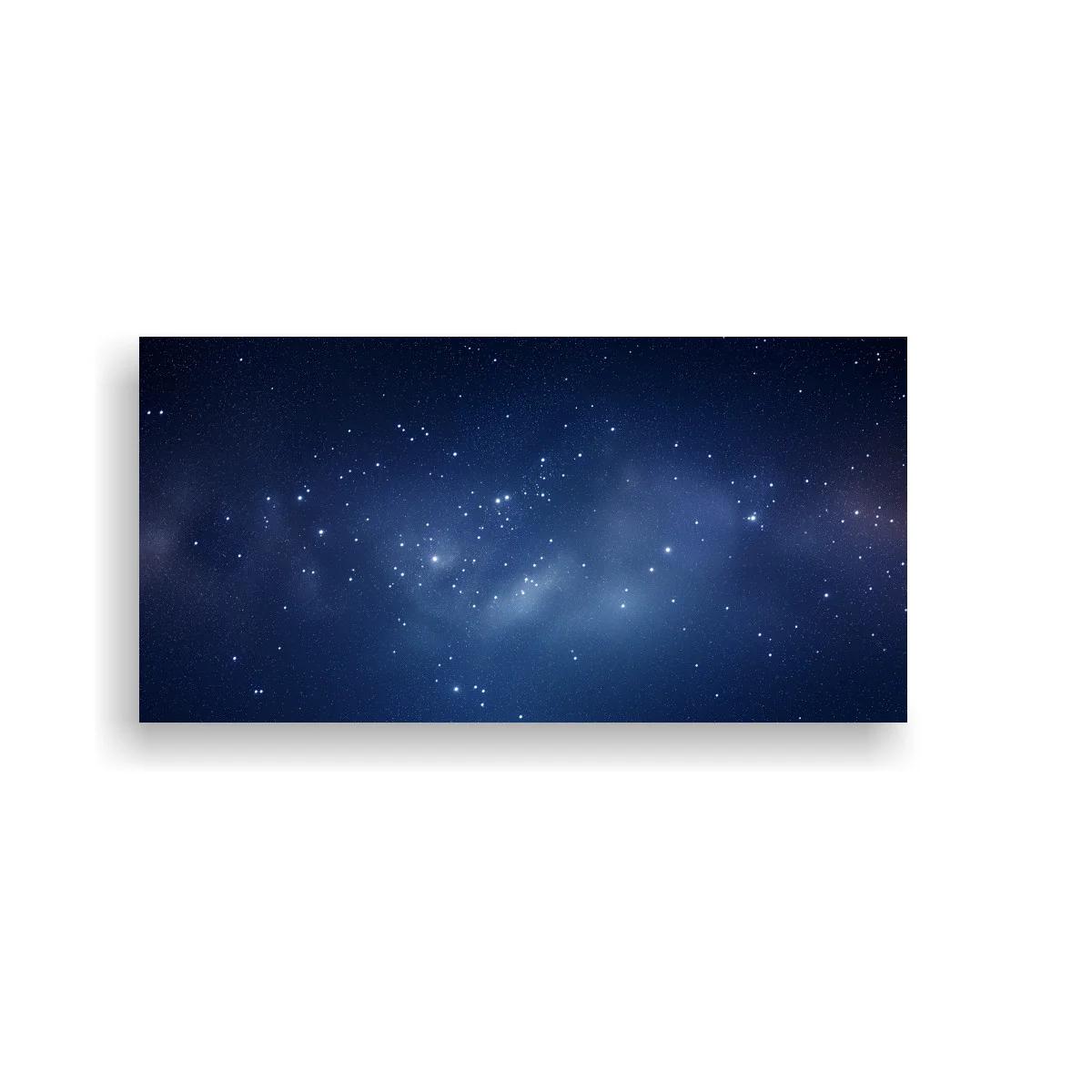 Cuadro cielo estrellado con nube luminosa difusa