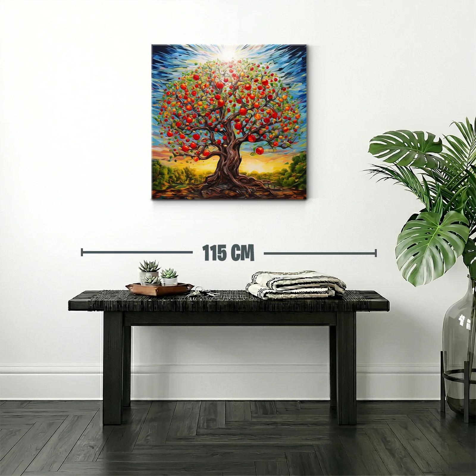 Árbol frutal vibrante bajo un cielo radiante — miniatura 2