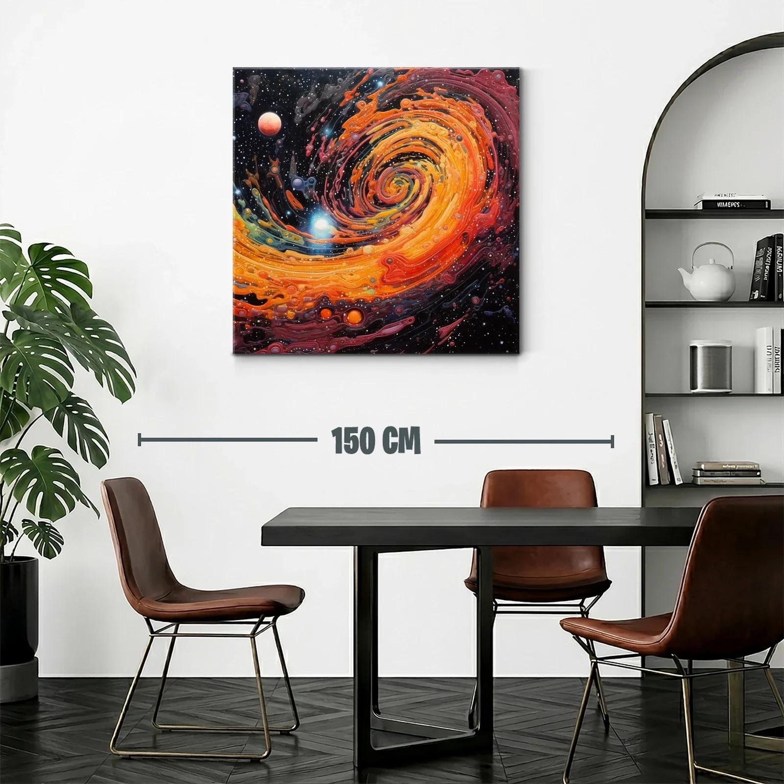 Espiral Galáctico en Tonos Cálidos y Vibrantes — miniatura 2