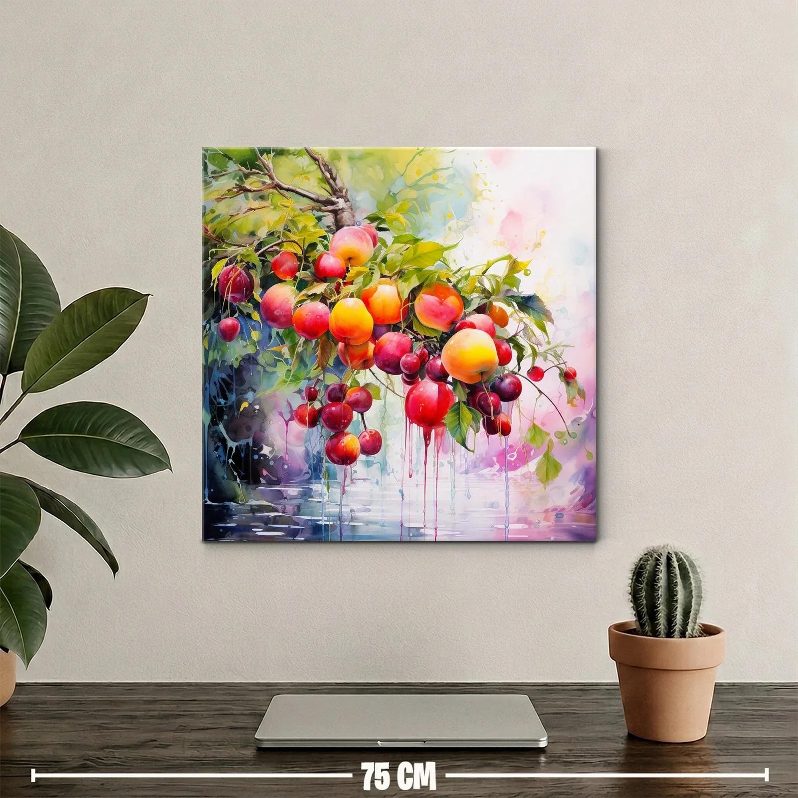 Frutos vibrantes colgantes en composición llena de vida — miniatura 2