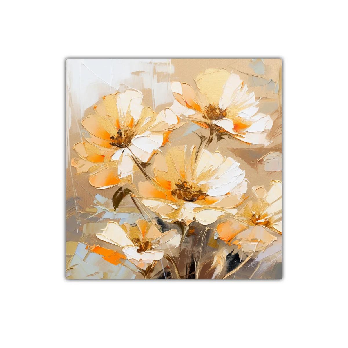 Flores luminosas en tonos cálidos y suaves — imagen principal