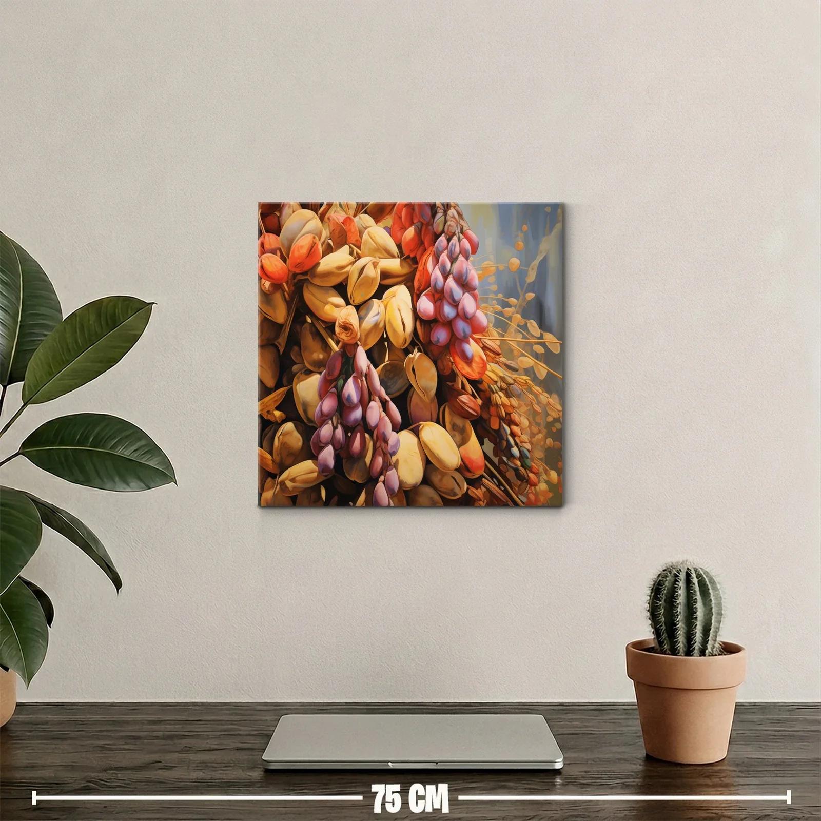 Composición abstracta de formas naturales en tonos cálidos — miniatura 2
