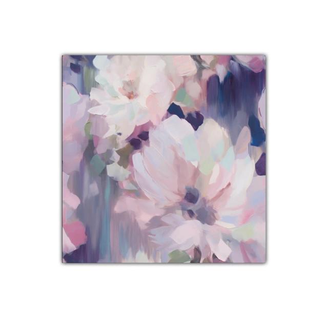 Cuadro floral en tonos pastel para ambiente elegante