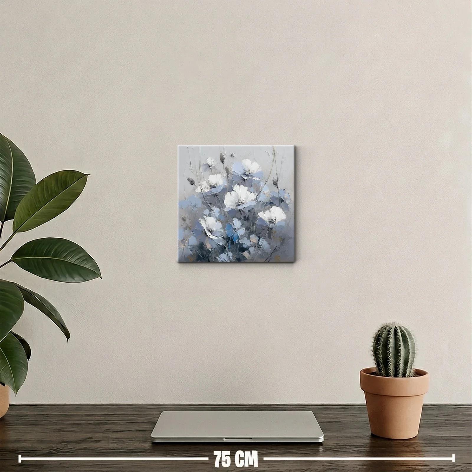 Cuadro decorativo de flores en tonos suaves y elegantes — miniatura 2