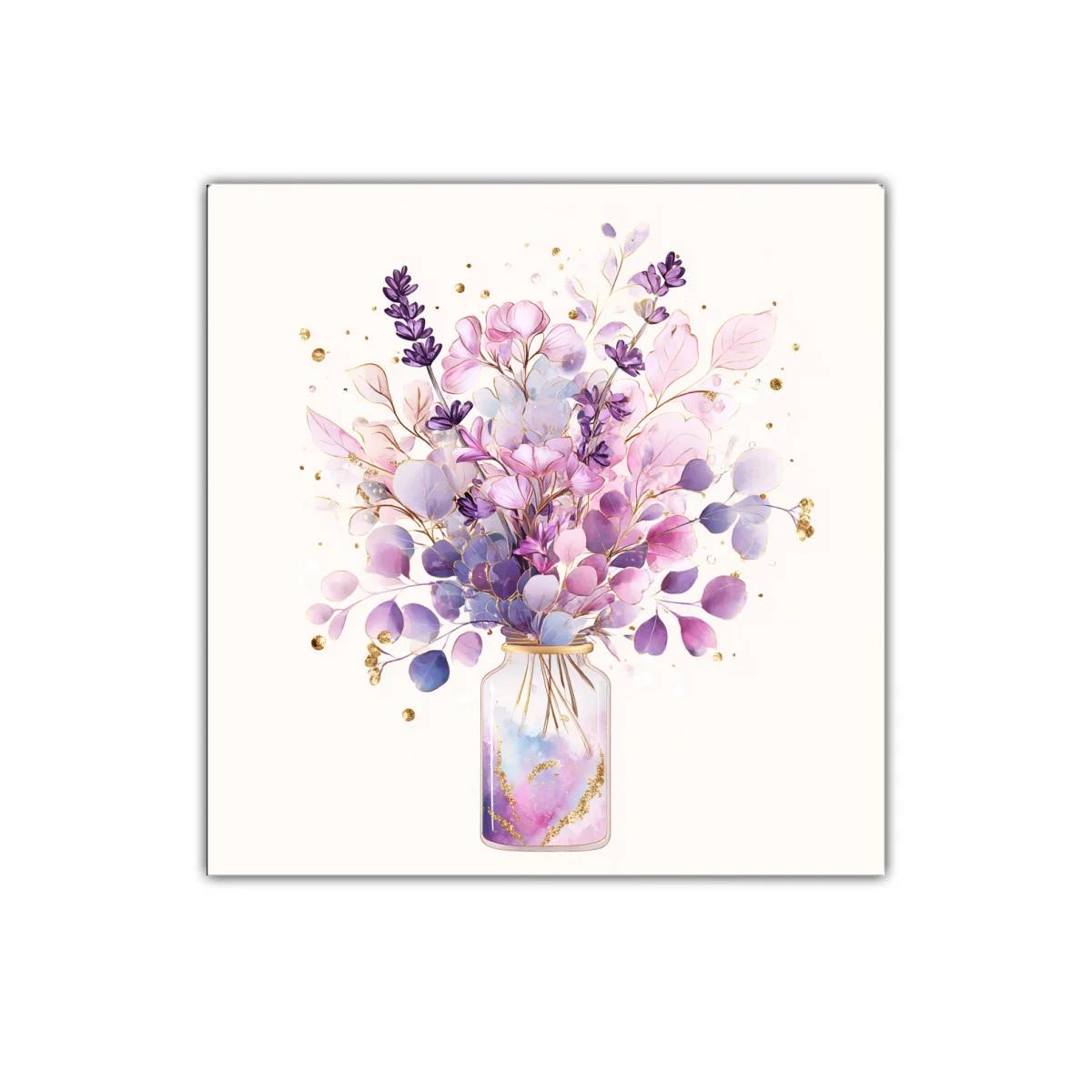 Floral delicado en tonalidades lila para decoración elegante — imagen principal