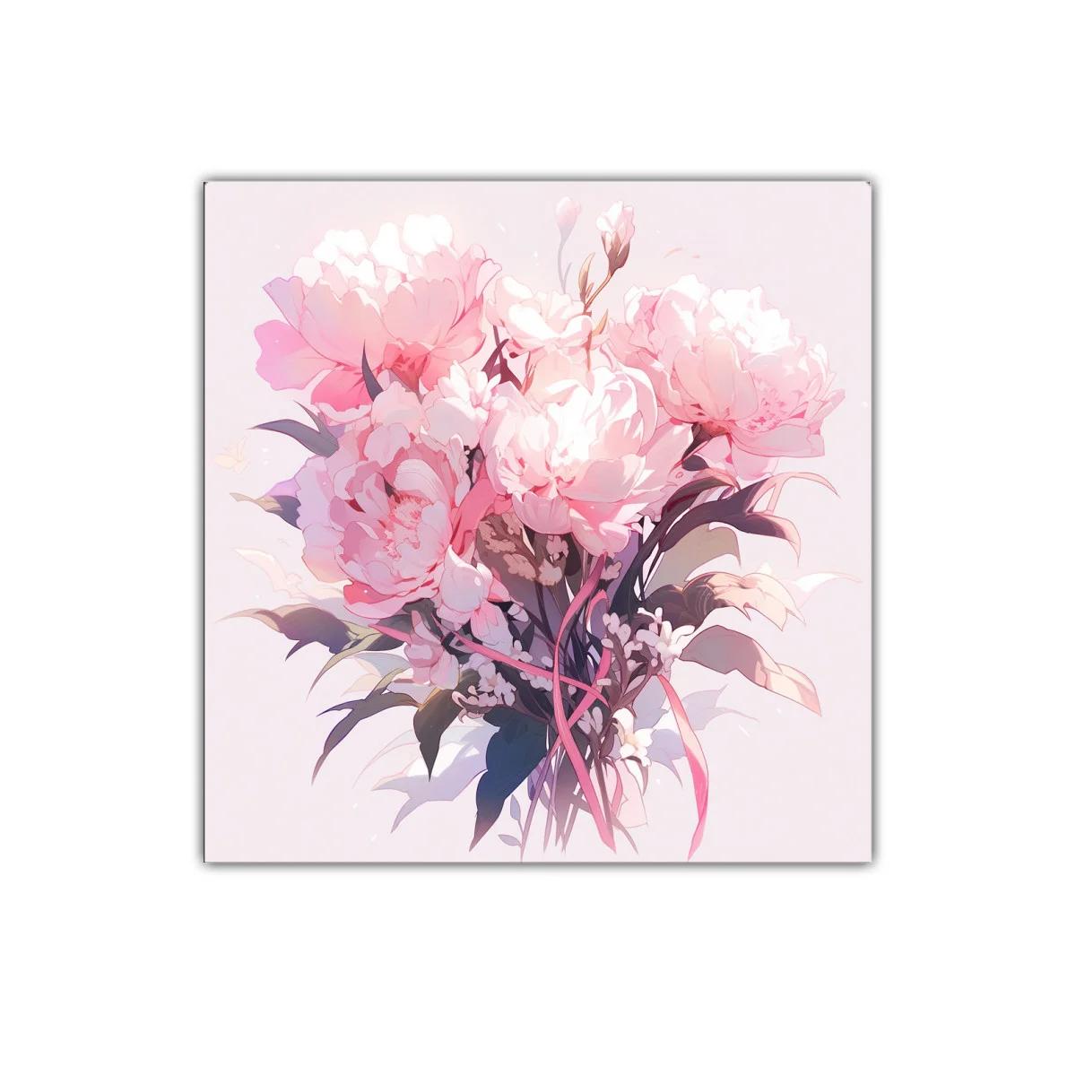 Elegancia floral con bouquet en tonos rosas suaves — imagen principal