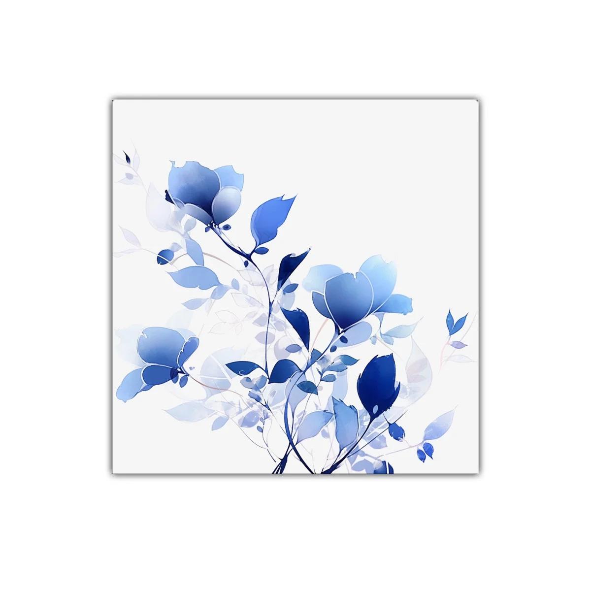 Elegancia natural en flores azules suaves para decorar — imagen principal