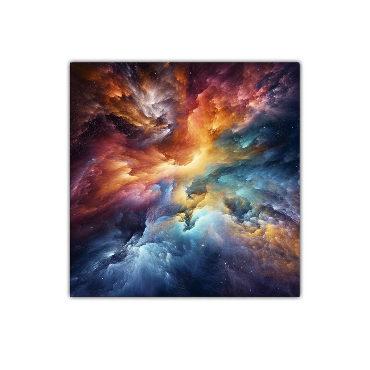 Explosión Cósmica de Colores en Movimiento Dinámico