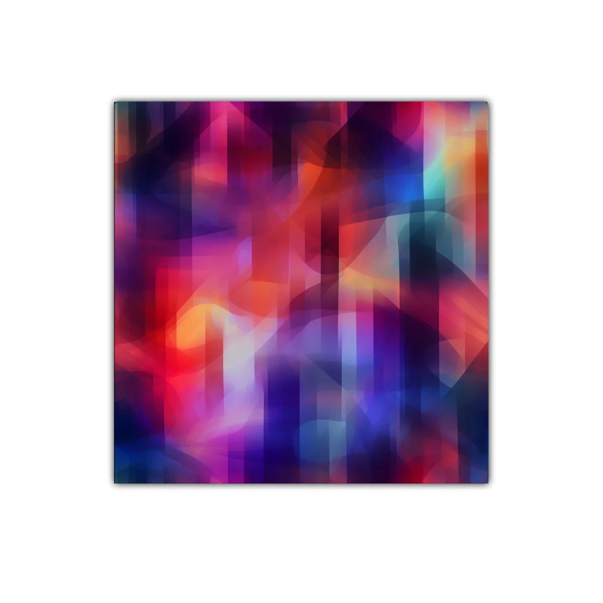 Cuadro abstracto con juego de luces y colores intensos — imagen principal