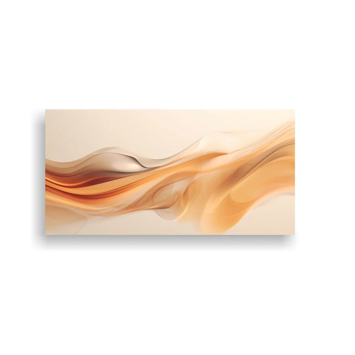 Cuadro ondas fluidas en banda sinuosa