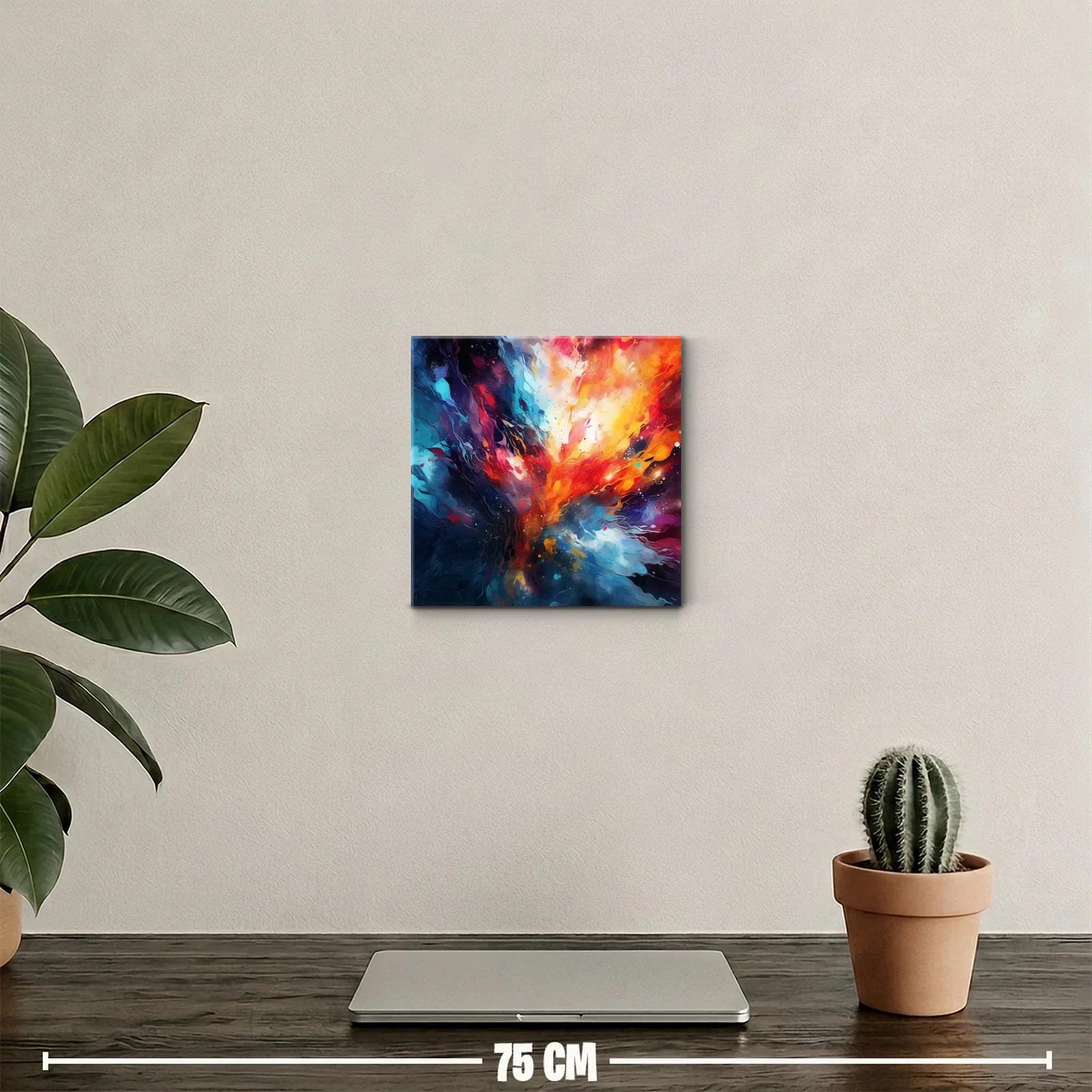 Explosión de color vibrante llena de energía y movimiento — miniatura 2