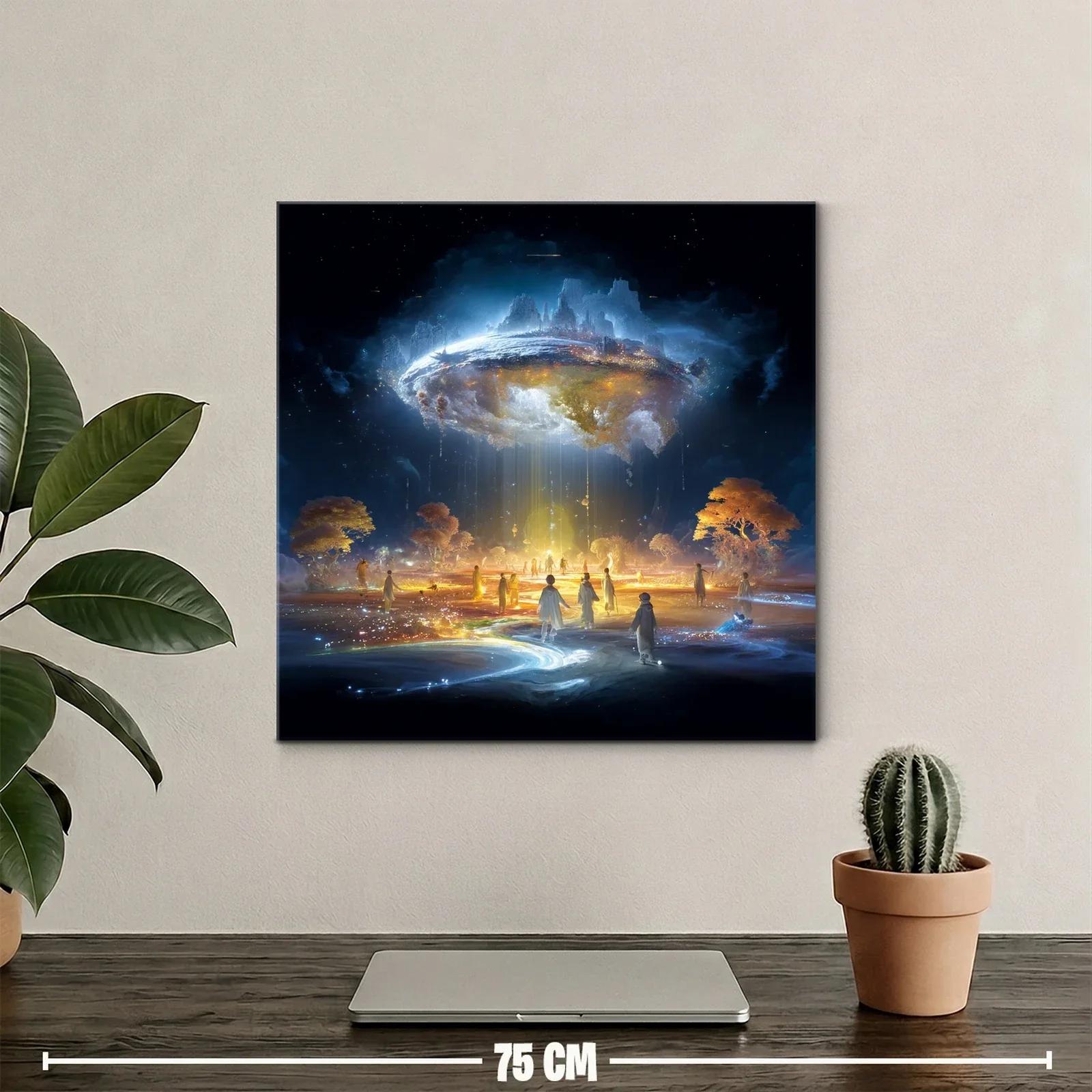 Paisaje Fantástico de Luz y Sombras Cósmicas — miniatura 2