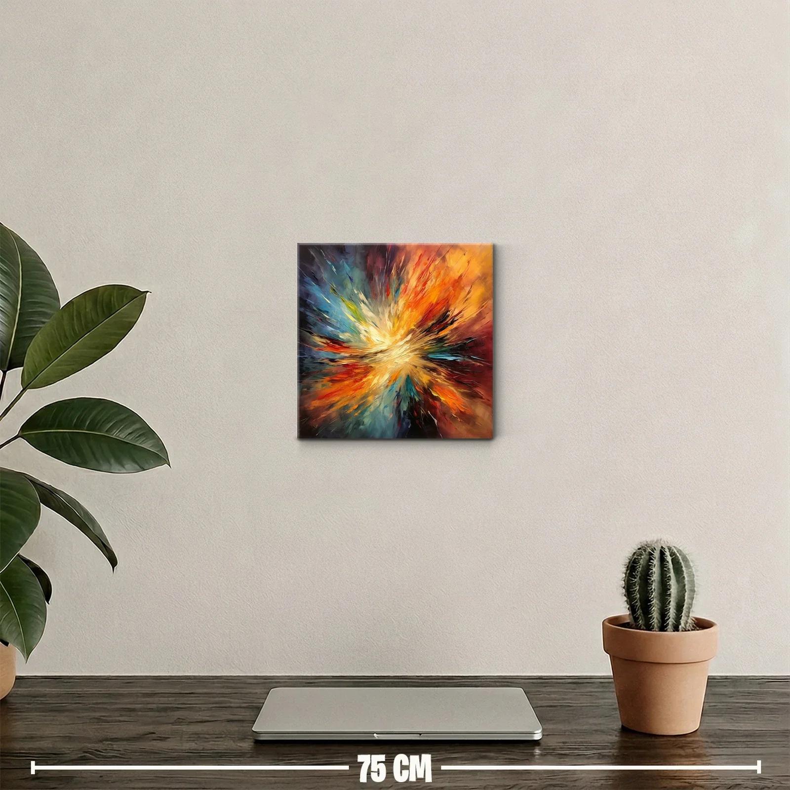 Explosión de color vibrante con energía y movimiento dinámico — miniatura 2