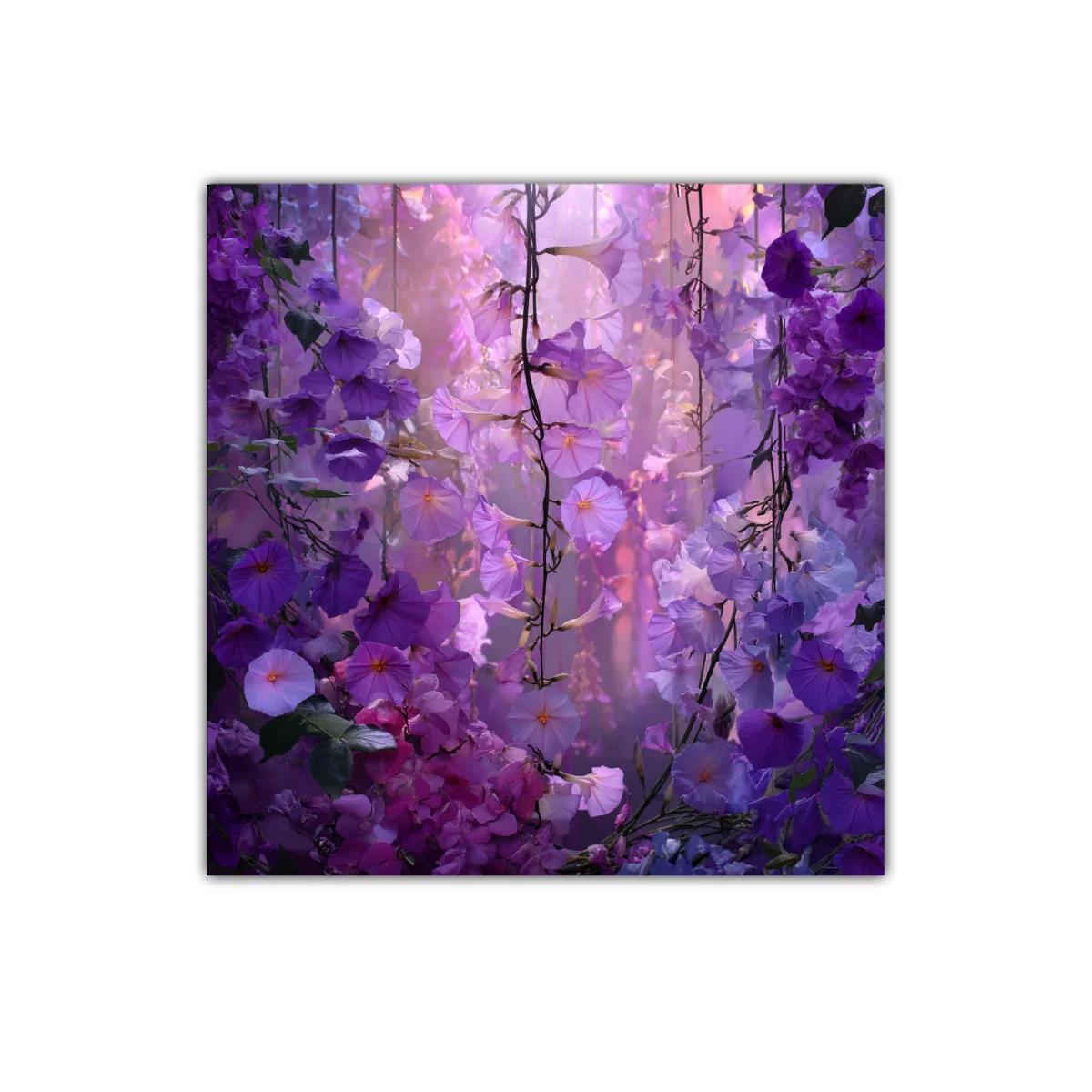 Explosión de Flores en Tonos Morados y Lilas — imagen principal