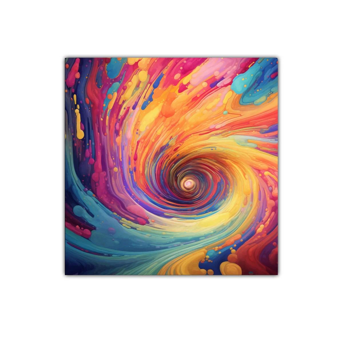Torbellino de colores vibrantes y movimiento dinámico — miniatura 1