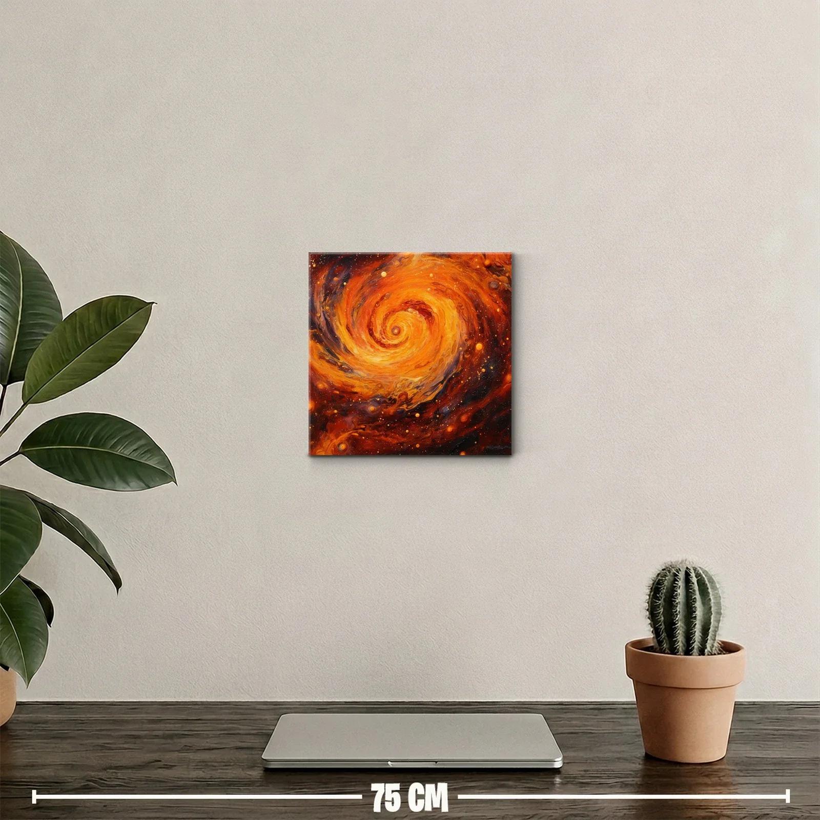 Espiral Cósmico en Tonos Cálidos y Vibrantes — miniatura 2