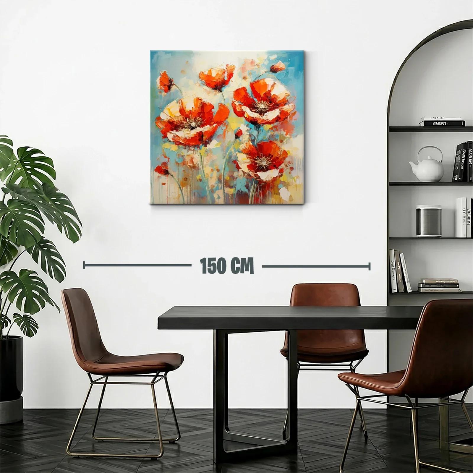 Flores vibrantes en tonos cálidos y frescos contrastantes — miniatura 2
