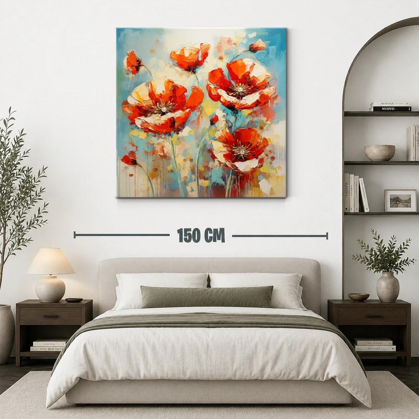 Flores vibrantes en tonos cálidos y frescos contrastantes — miniatura 3