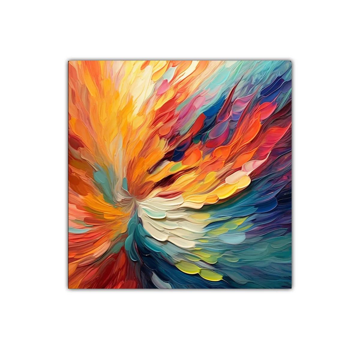 Estallido de colores vibrantes en composición abstracta dinámica — imagen principal