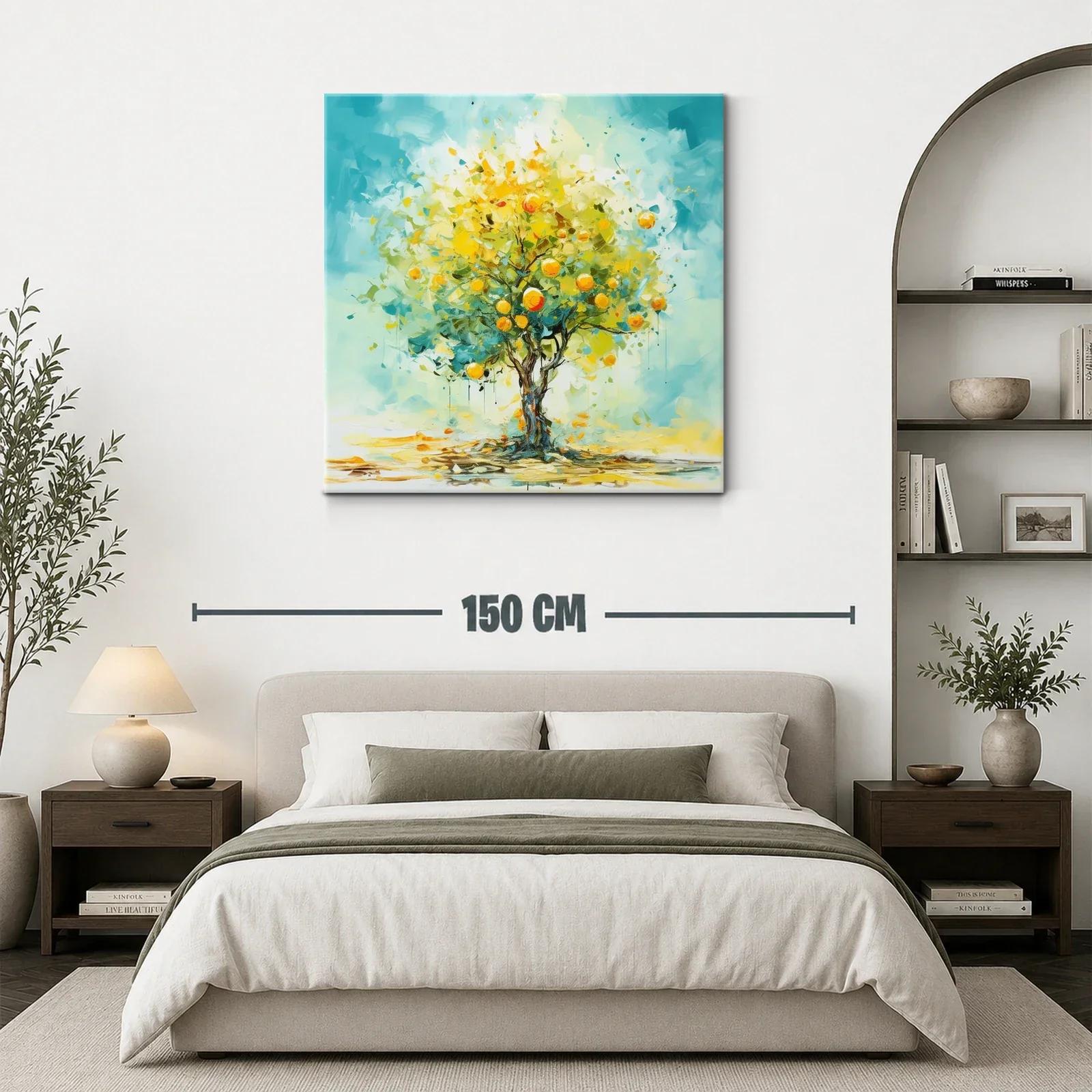 Árbol de cítricos brillante con tonos vibrantes — miniatura 3