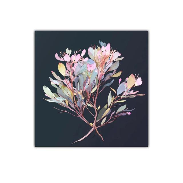 Cuadro decorativo con ramo delicado en tonos pastel