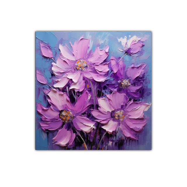 Flores en tonos lilas para decoración contemporánea