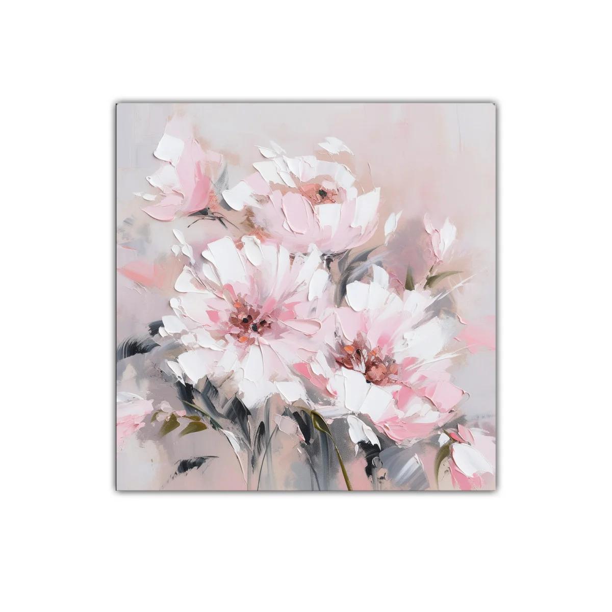 Cuadro decorativo con delicadas flores en tonos pastel — imagen principal