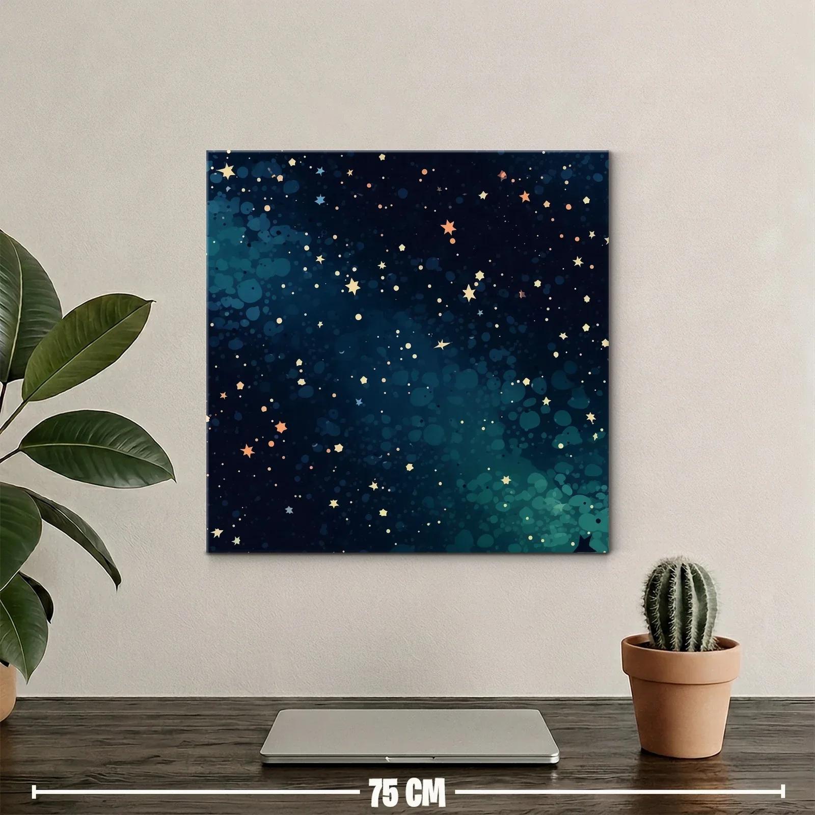 Cuadro Estrellas Brillantes en Fondo Azul Profundo — miniatura 2