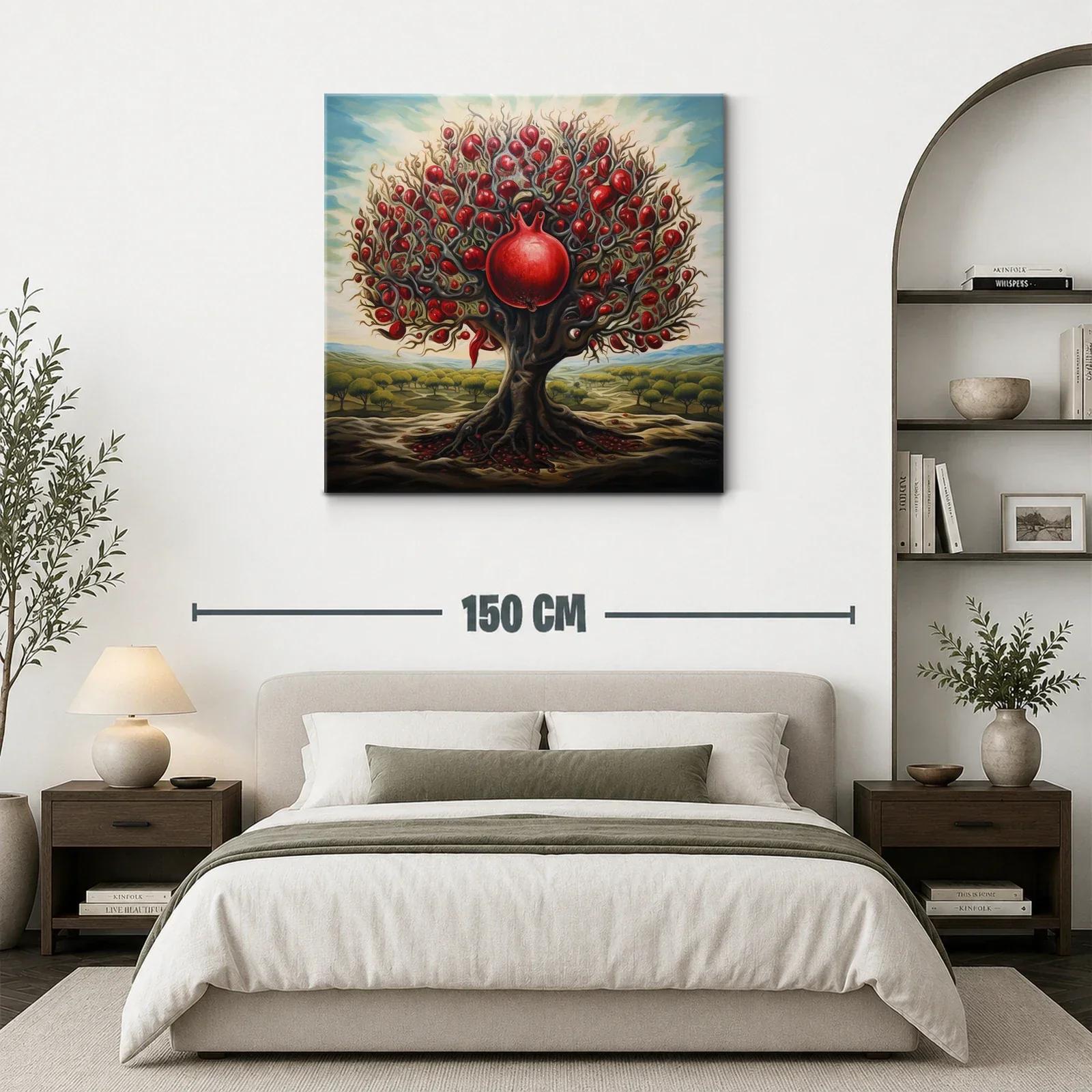 Árbol de granadas con vibrante energía y contraste natural — miniatura 3