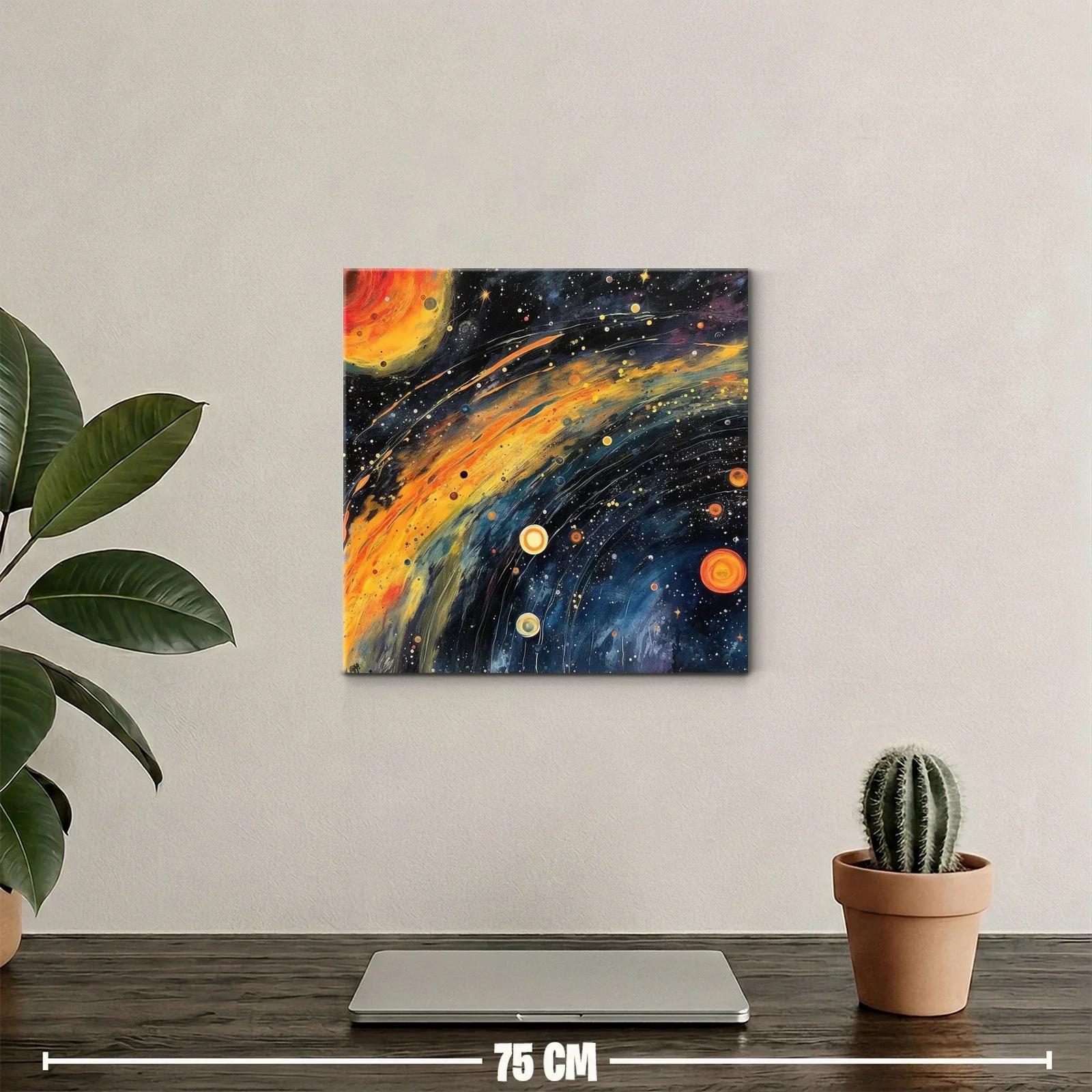 Energía cósmica con galaxias y estrellas vibrantes — miniatura 2