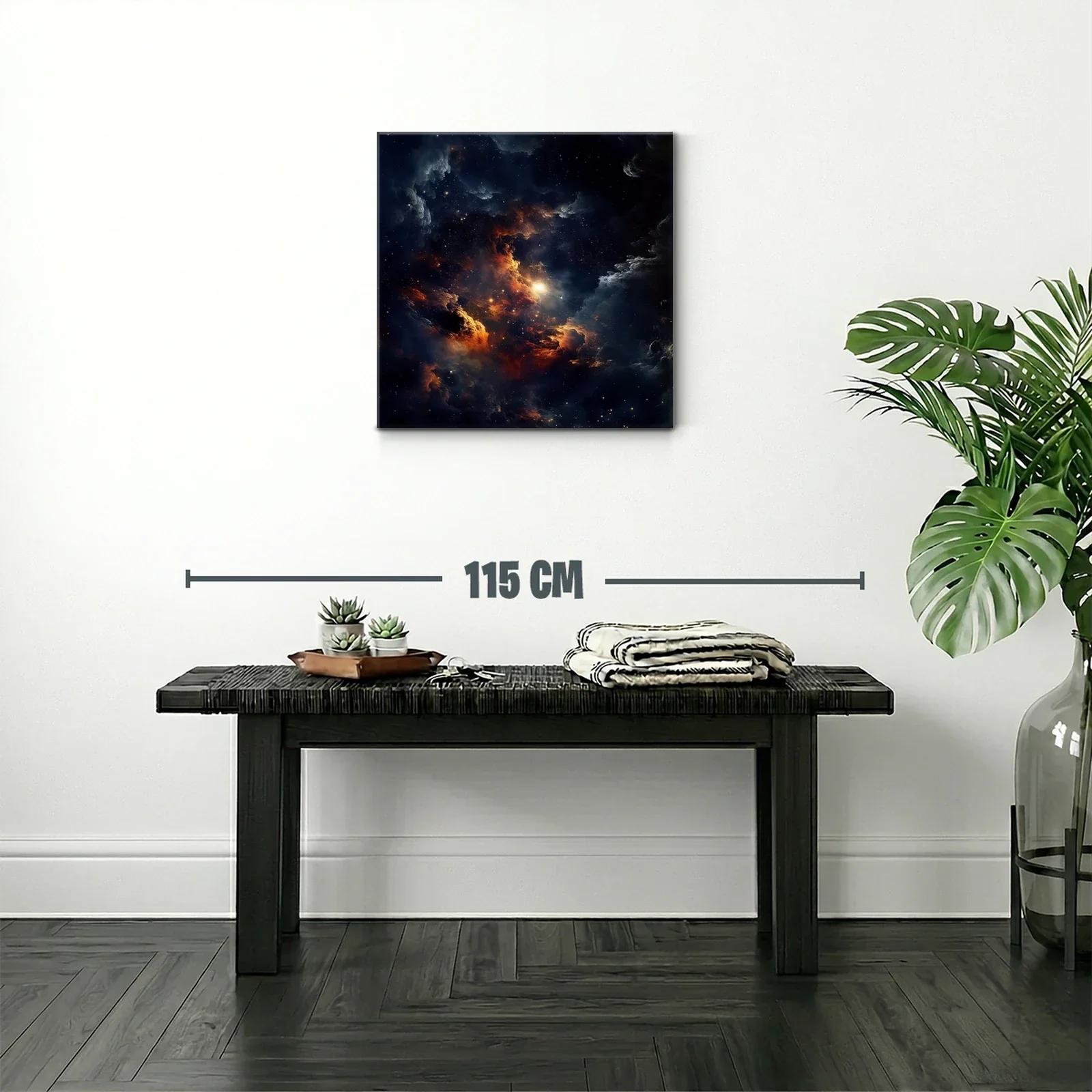 Cuadro Cósmico con Nebulosas y Estrellas Brillantes — miniatura 2