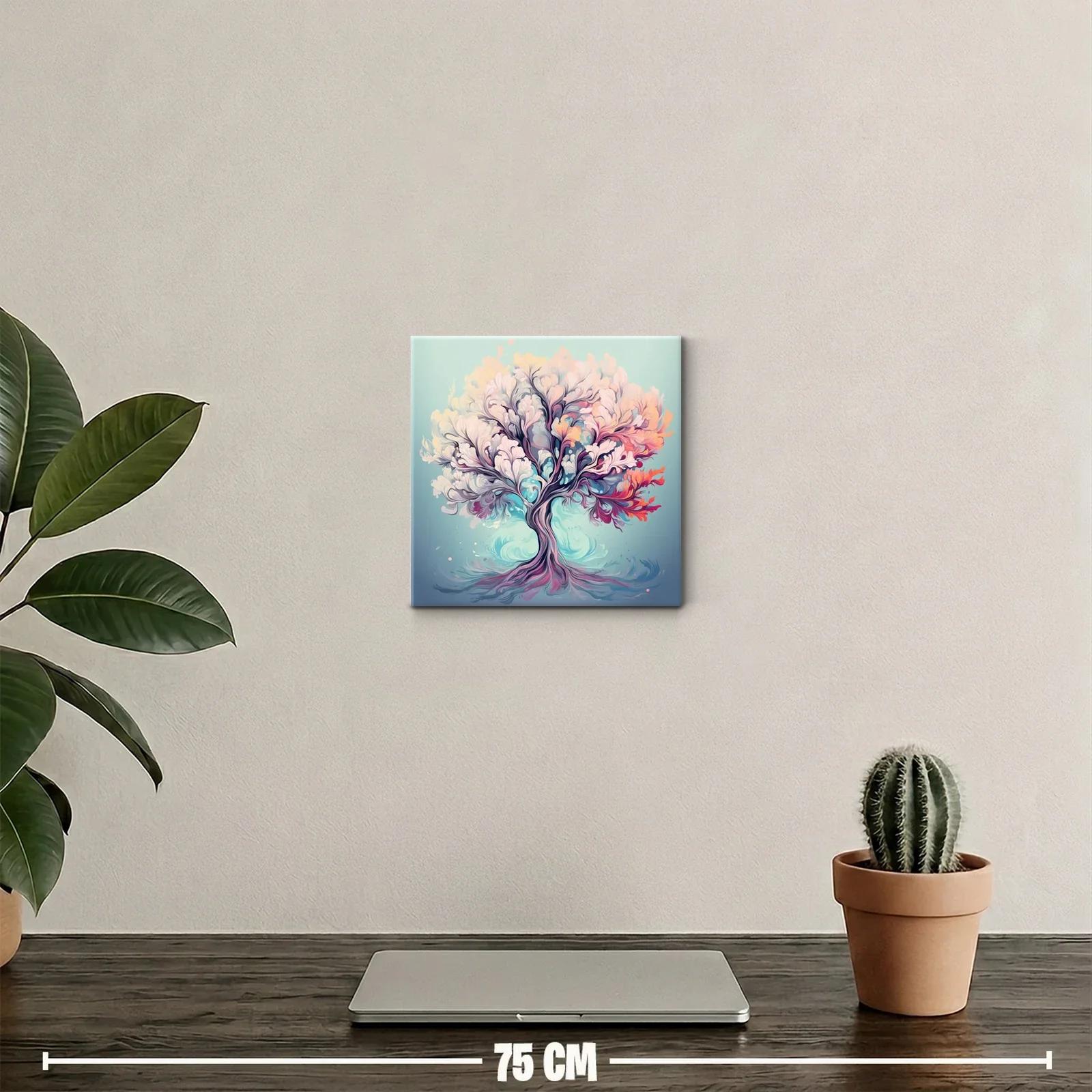 Árbol de colores vibrantes para ambientar tu espacio — miniatura 2