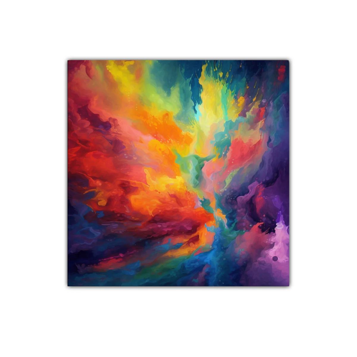 Expresión vibrante de colores en explosión dinámica — imagen principal