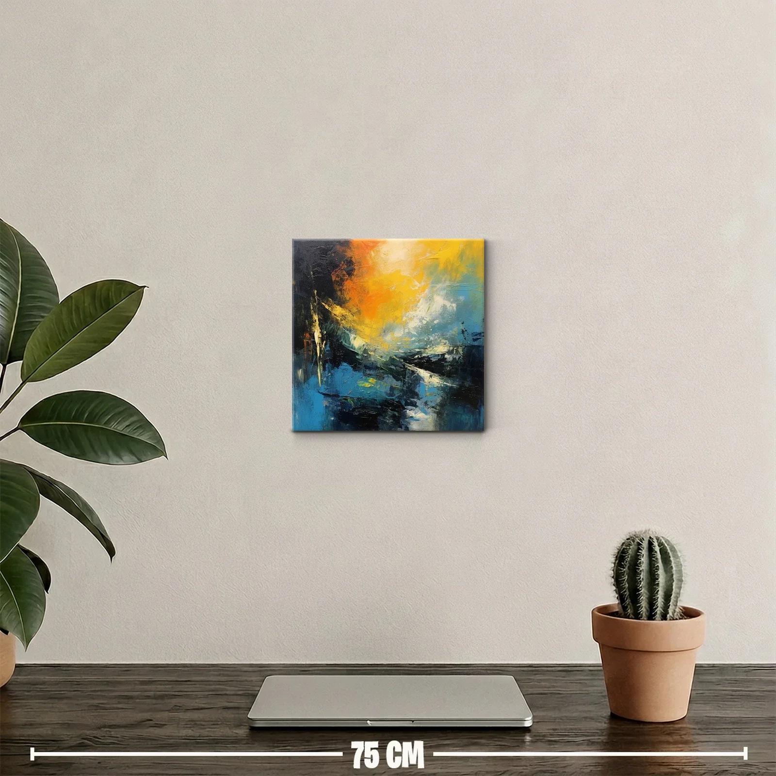Explosión de color con tonos cálidos y fríos vibrantes — miniatura 2
