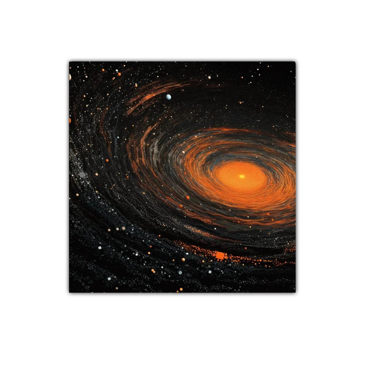 Galaxia Espiral con Luminiscencia Cálida — imagen principal