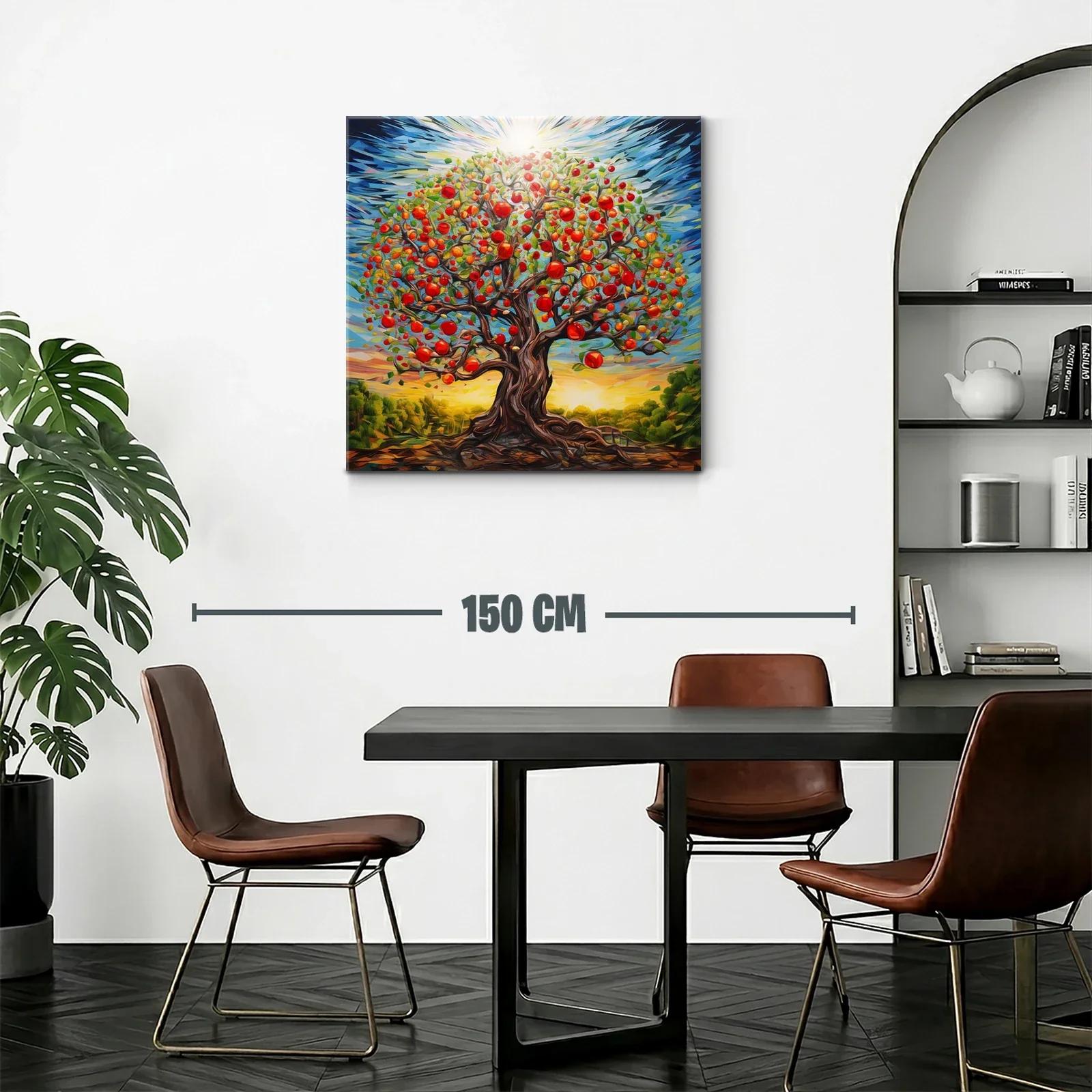 Árbol frutal vibrante bajo un cielo radiante — miniatura 2