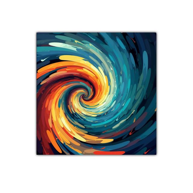 Vórtice de colores vibrantes y movimiento dinámico