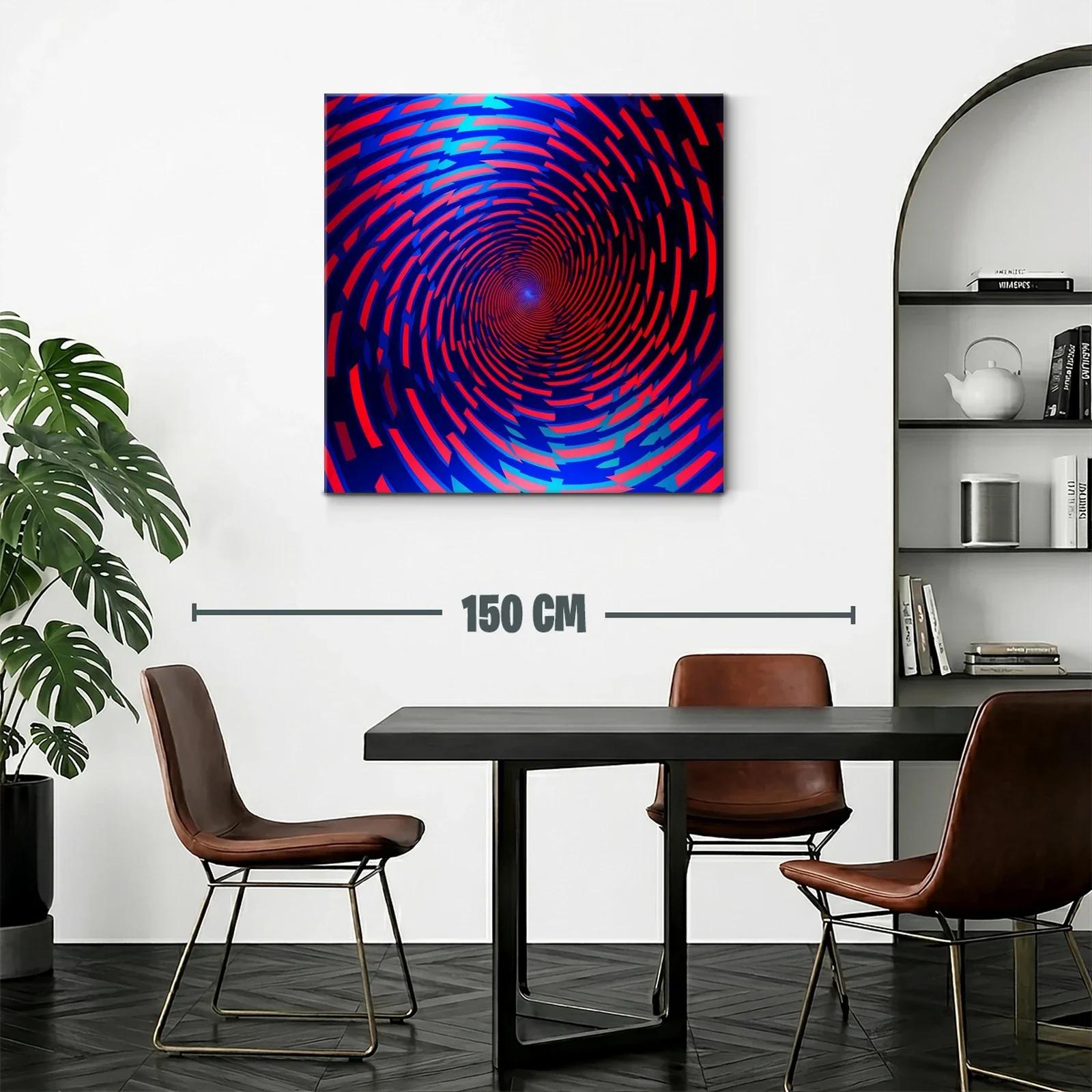 Diseño abstracto en espiral con tonos vibrantes y profundos — miniatura 2