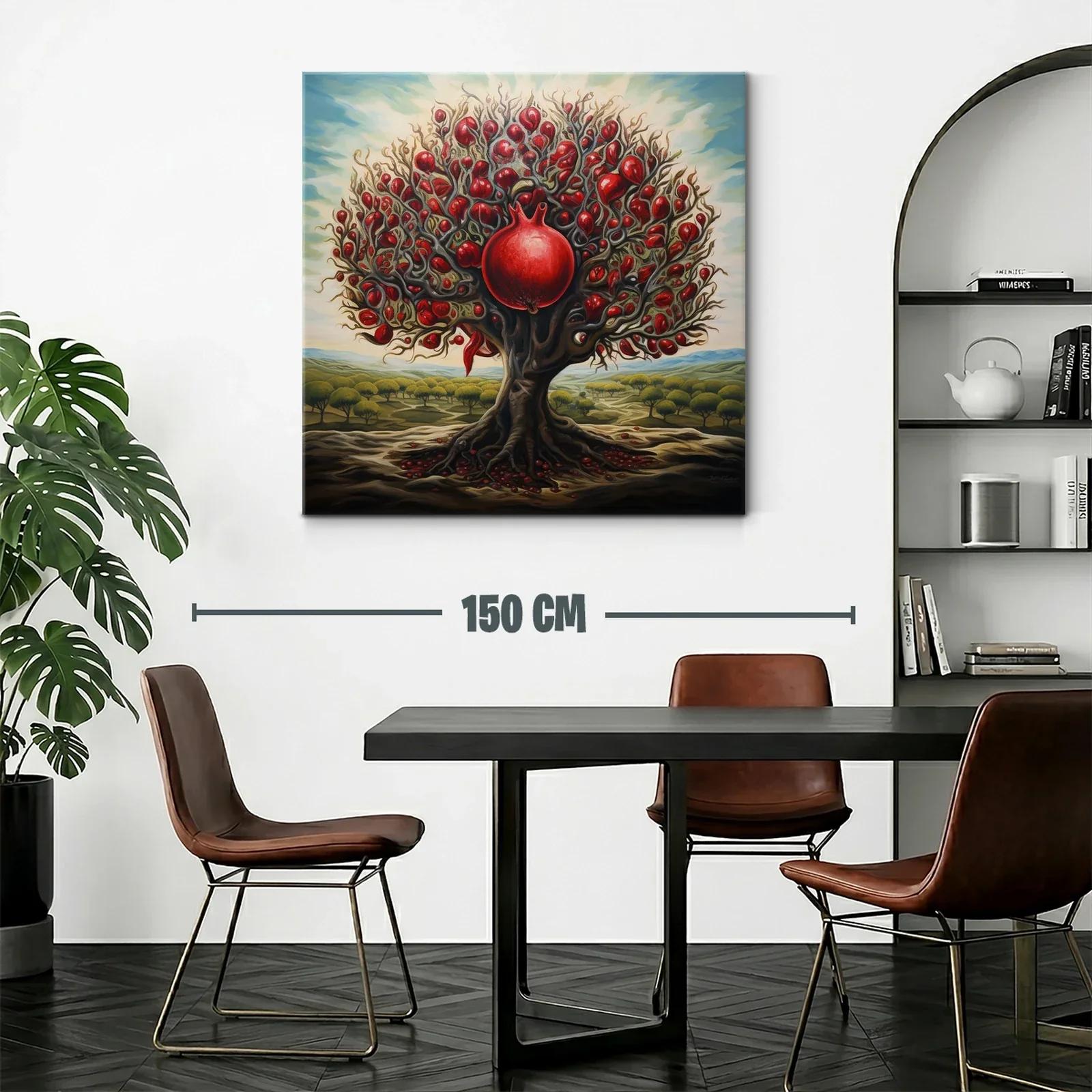 Árbol de granadas con vibrante energía y contraste natural — miniatura 2