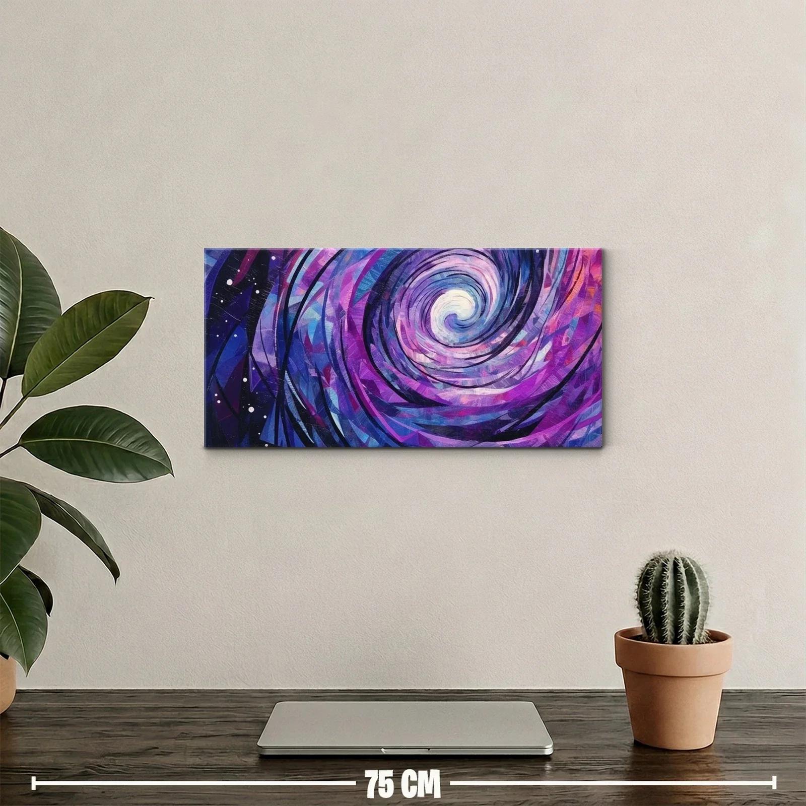 Cuadro galaxia en espiral con núcleo claro — miniatura 2